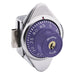 Master Lock 1630MD Built-In Combination Lock with Metal Dial for Lift Handle Lockers - Hinged on Right-Master Lock-Purple-1630MDPRP-KeyedAlike.com