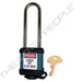 Master Lock 410COV Padlock with Plastic Cover 1-1/2in (38mm) wide-Master Lock-Teal-Keyed Alike-410KALTTEALCOV-KeyedAlike.com