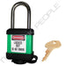 Master Lock 410COV Padlock with Plastic Cover 1-1/2in (38mm) wide-Master Lock-Green-Keyed Alike-410KAGRNCOV-KeyedAlike.com