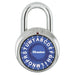 Master Lock 1573 1-7/8in (48mm) General Security Combination Padlock-Master Lock-Blue-1573BLU-KeyedAlike.com