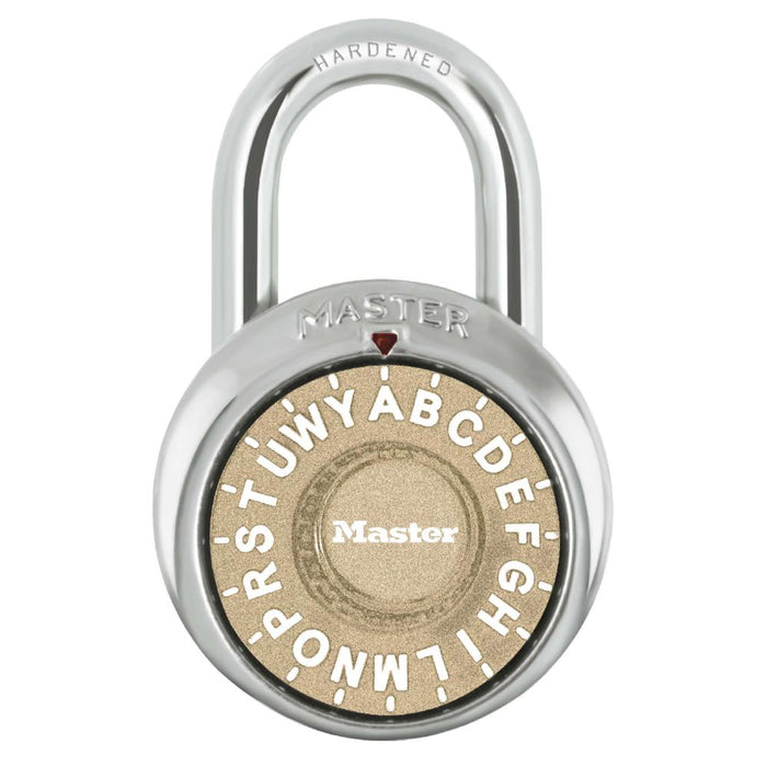 Master Lock 1573 1-7/8in (48mm) General Security Combination Padlock-Master Lock-Gold-1573GLD-KeyedAlike.com