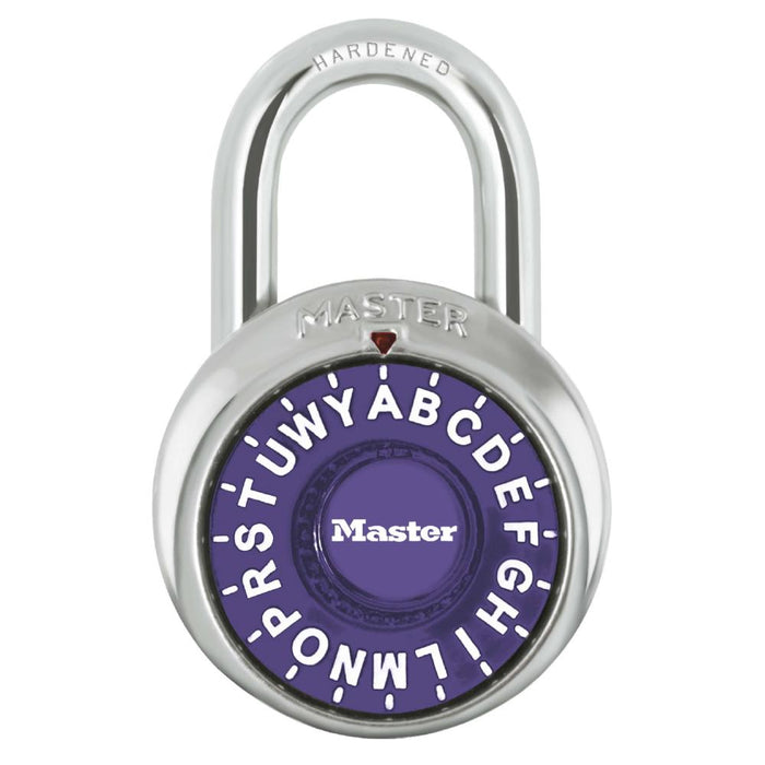 Master Lock 1573 1-7/8in (48mm) General Security Combination Padlock-Master Lock-Purple-1573PRP-KeyedAlike.com
