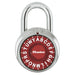 Master Lock 1573 1-7/8in (48mm) General Security Combination Padlock-Master Lock-Red-1573RED-KeyedAlike.com